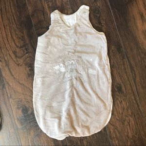 EUC beige sleeping bag